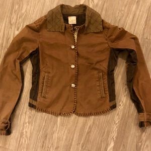 Brown Free People Coat (M)